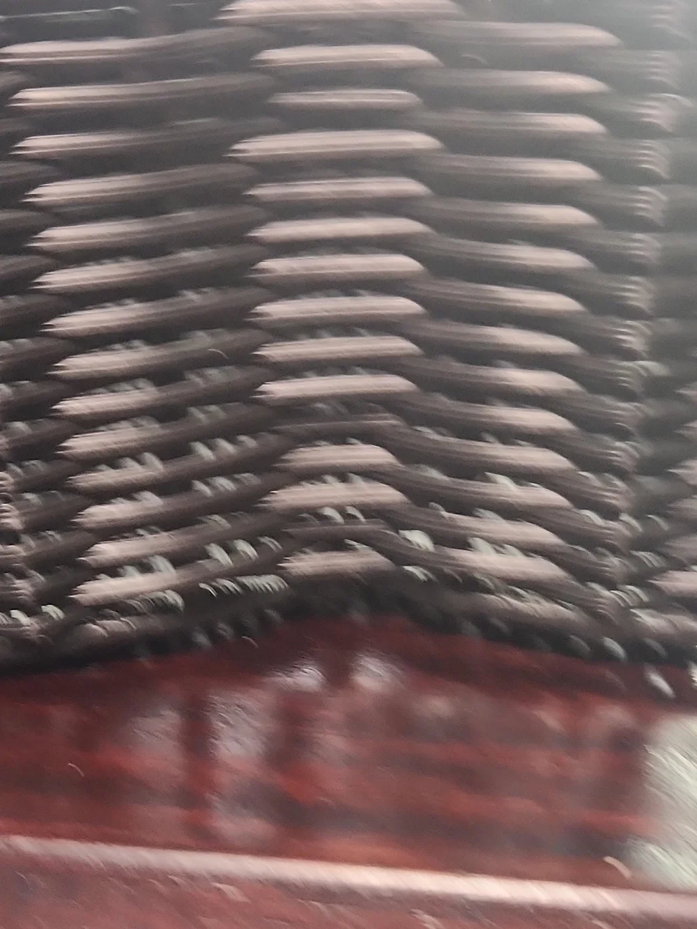 Disney Black Woven Mickey-Shaped Basket
